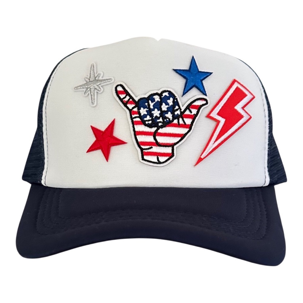 Team USA Trucker Hat with Patches
